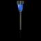 15.5" Blue Mosaic Stained Glass Solar Powered LED Pathway Markers